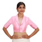 Pink Collar Neck Blouse - Image 4