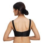 Black Silk Spaghetti Strap Padded Blouse - Image 3