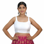 White Sleeveless Blouse